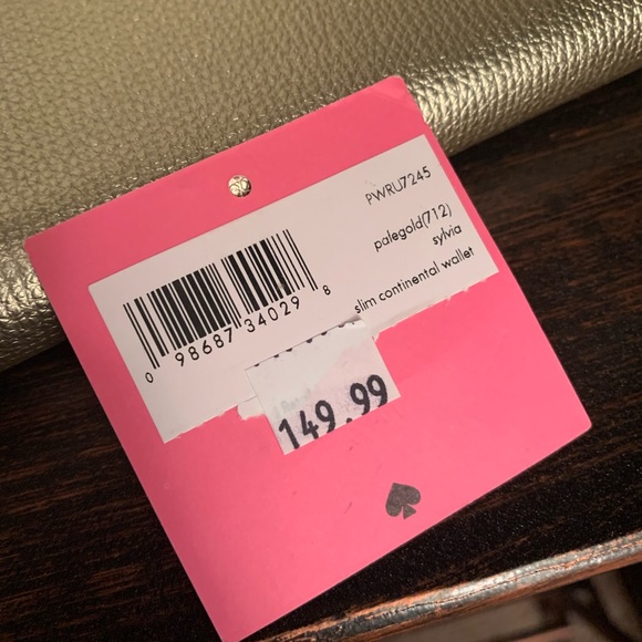 🔴SALE Slim continental wallet Kate spade Sylvia - Picture 7 of 7
